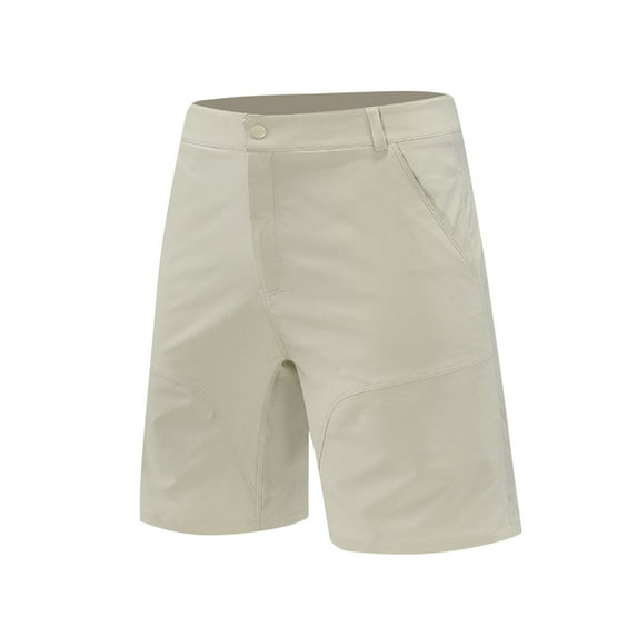 Fashion YLSDY Mens Summer Cargo Shorts Flat Front Tactical Hiking Chinos Shorts Vintage Paper Bag Fishing Short Pants with Pockets Beige XL