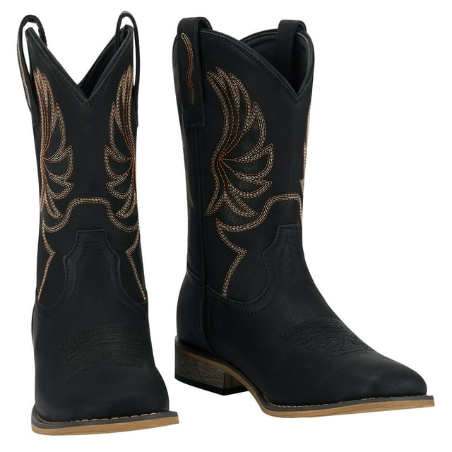 Rollda Kids Cowboy Boots Western Cowgirl Boots for Girl Boy