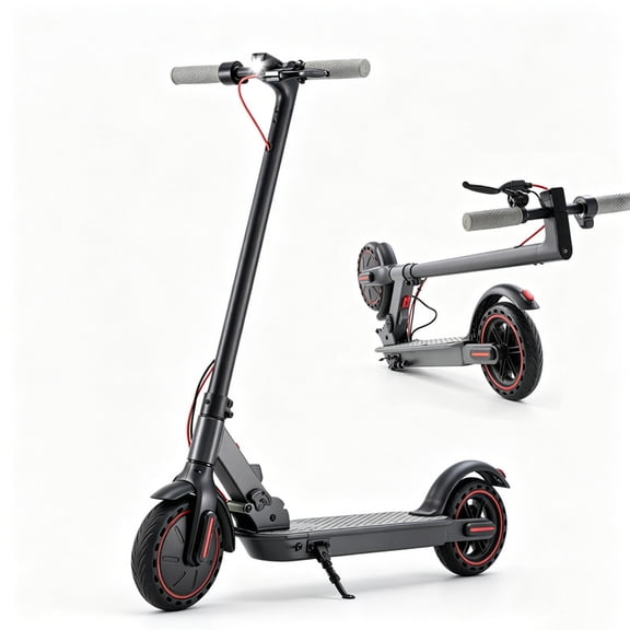 R3 Electric Scooter for Teen Adults with 350W Motor, Max 21 Mph Speed & 21 Miles Range, Black