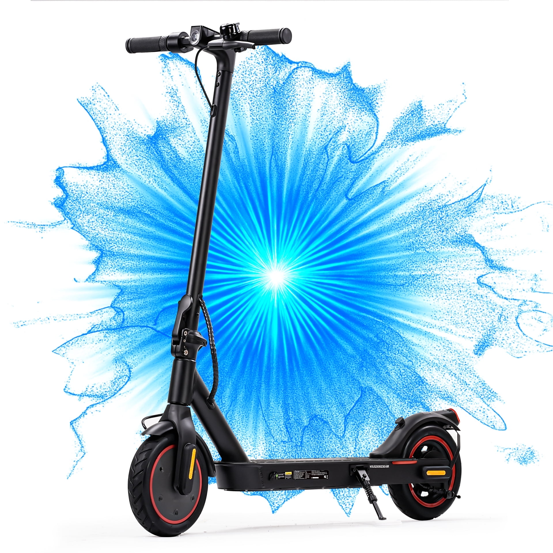Rolldustry R3 Electric Scooter for Adults with 350W Motor, Max 18 Mph Speed & 21 Miles Range, Black