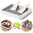 thumbnail image 1 of Rolled Ice Cream Maker, Ice Cream Roll Maker, Rolled Ice Cream Machine, Instant At-Home DIY Tray With Scrapers for Yogurt Sorbet and Fun Family Dessert Activity Time, AKLJWH, White, 1 of 7