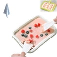 thumbnail image 1 of Rolled Ice Cream Maker Kit, 304 Stainless Steel Cold Plate with 2 Scrapers, No Electricity Required, Freezing Ice Cream Roll Maker Roller Machine for DIY Homemade Frozen Yogurt, Sorbet, 1 of 8