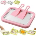 thumbnail image 1 of Rolled Ice Cream Maker Kit, At-Home Rolled Ice Cream Maker with 2 Scrapers, Homemade Ice Cream Machine(3 Colors), 1 of 5