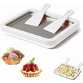 thumbnail image 1 of Rolled Ice Cream Maker Kit, At-Home Rolled Ice Cream Tray with 2 Scrapers, DIY Homemade Rolled Ice Cream Machine, Instant Easy Bake Ice Cream Maker for Kids, Families and Parties(White), 1 of 9