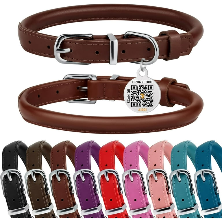 Xs leather dog collar sale