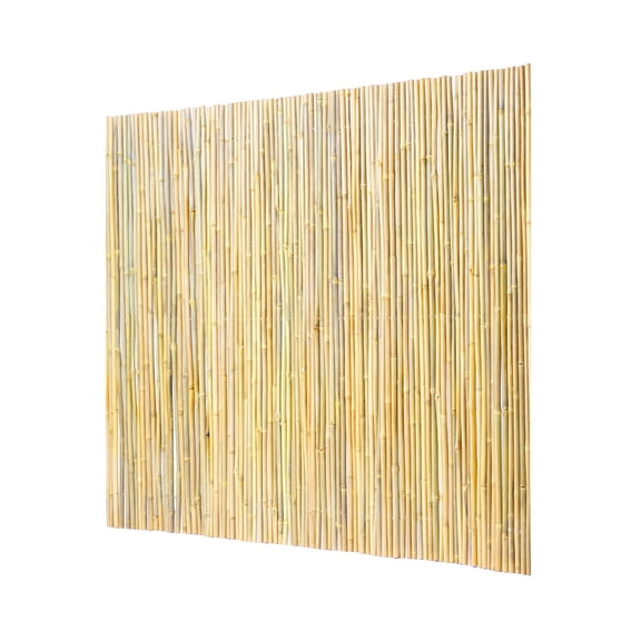Rolled Natural Bamboo Privacy Fence 4FT H6FT L, Eco-Friendly Decor Screen for Backyard, Balcony, Patio & Pool