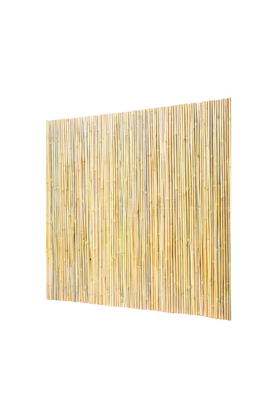 Rolled Natural Bamboo Privacy Fence 4FT H6FT L, Eco-Friendly Decor Screen for Backyard, Balcony, Patio & Pool