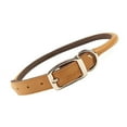 thumbnail image 1 of Rolled Oak Leather Collar Tan 20 Inch, 1 of 2