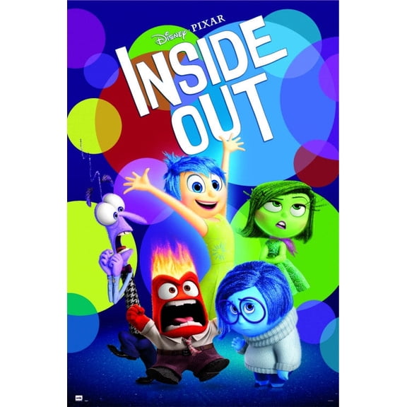 Rolled Poster Inside Out Group 24" x 36" Framed