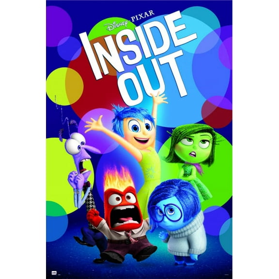 Rolled Poster Inside Out Group 24" x 36" Framed