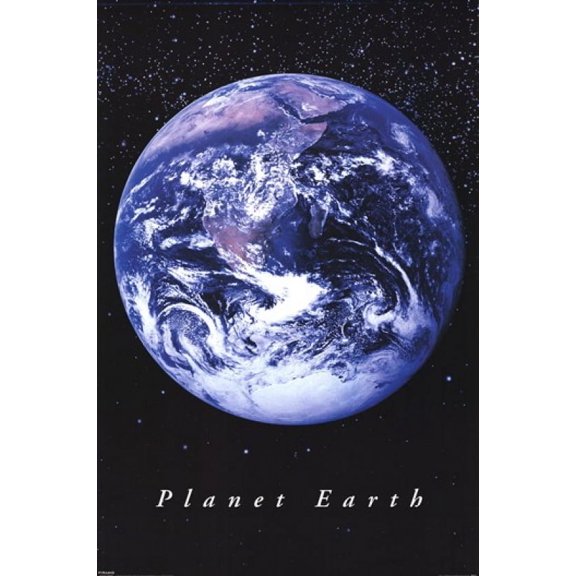 Rolled Poster Planet Earth 22'' x 34'' Framed Poster