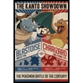 thumbnail image 1 of Rolled Poster Pokemon - Red vs Blue Laminated 24" x 36" Framed, 1 of 1