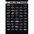 thumbnail image 1 of Rolled Poster ford-Mustang 24 x 36 Y Evolution Posters, 1 of 1
