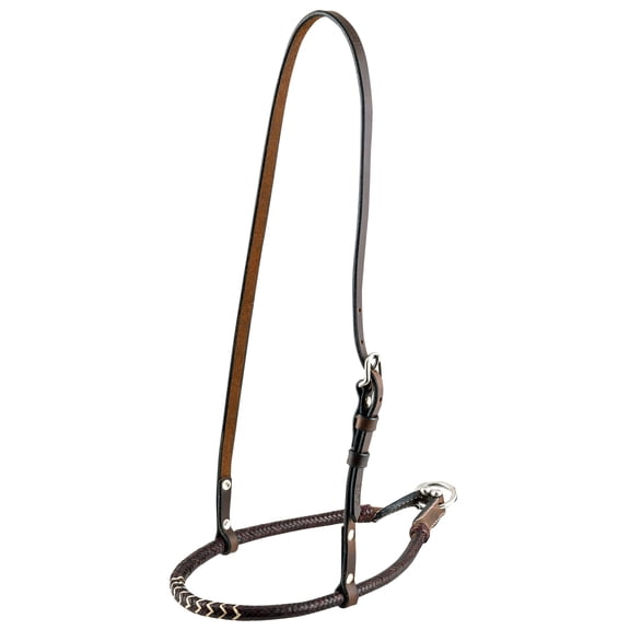 Rolled Rawhide Noseband Color: Dark Rawhide