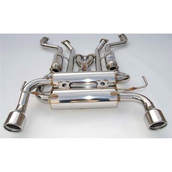 Rolled Stainless Steel Tip Cat-back Exhaust for 2003-2006 Infiniti G35 Coupe Gemini