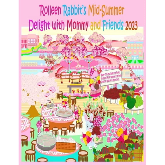 Rolleen Rabbit Collection Rolleen Rabbit's Mid-Summer Delight with Mommy and Friends 2023, Book 40, (Paperback)