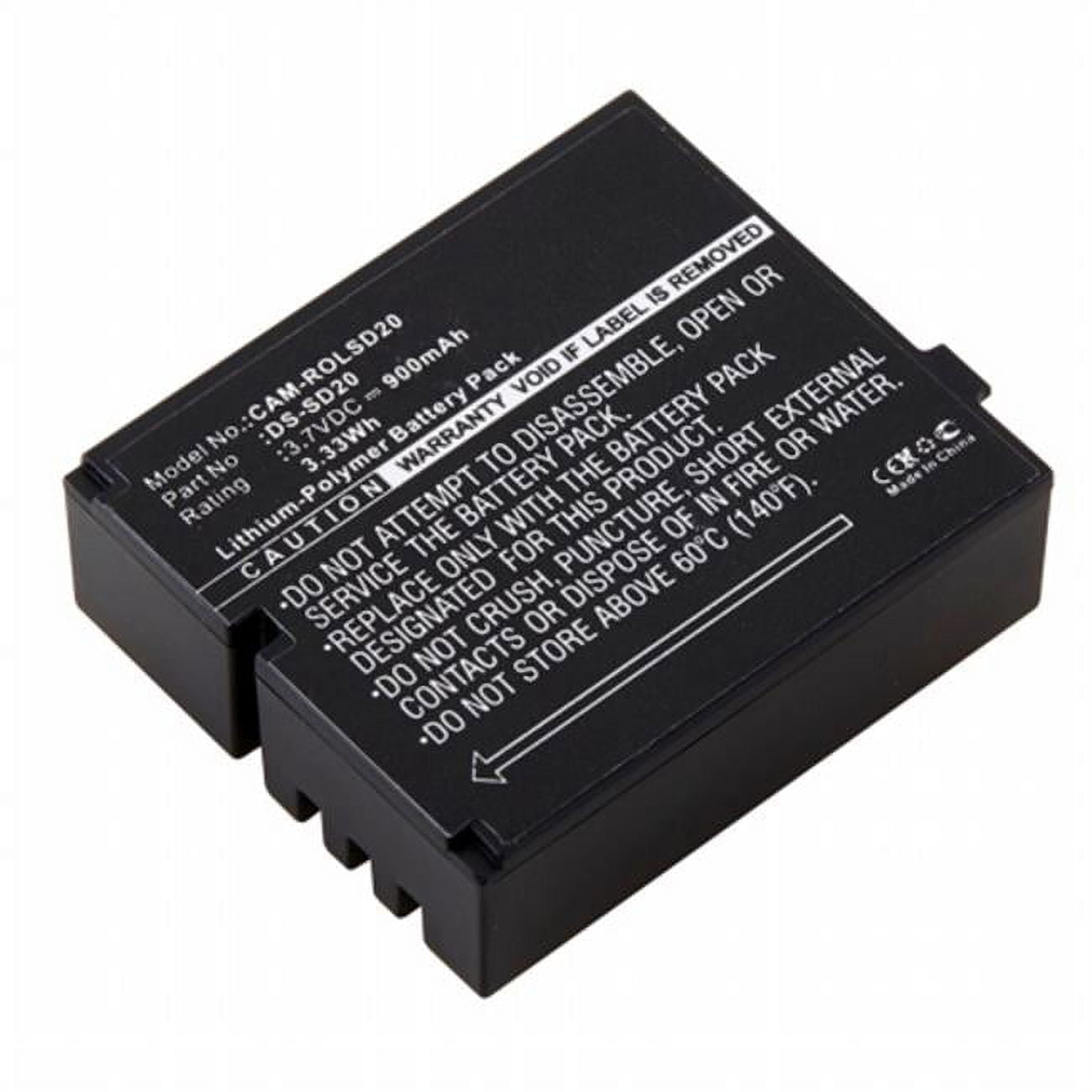 Rollei Bullet SD20F Replacement Battery CAM-ROLSD20