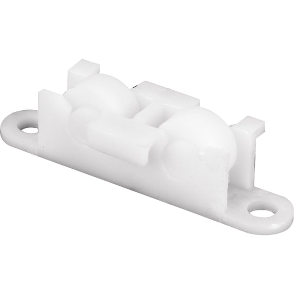Roller Assembly, 3/8 in., Plastic, Flat Edge, Tandem