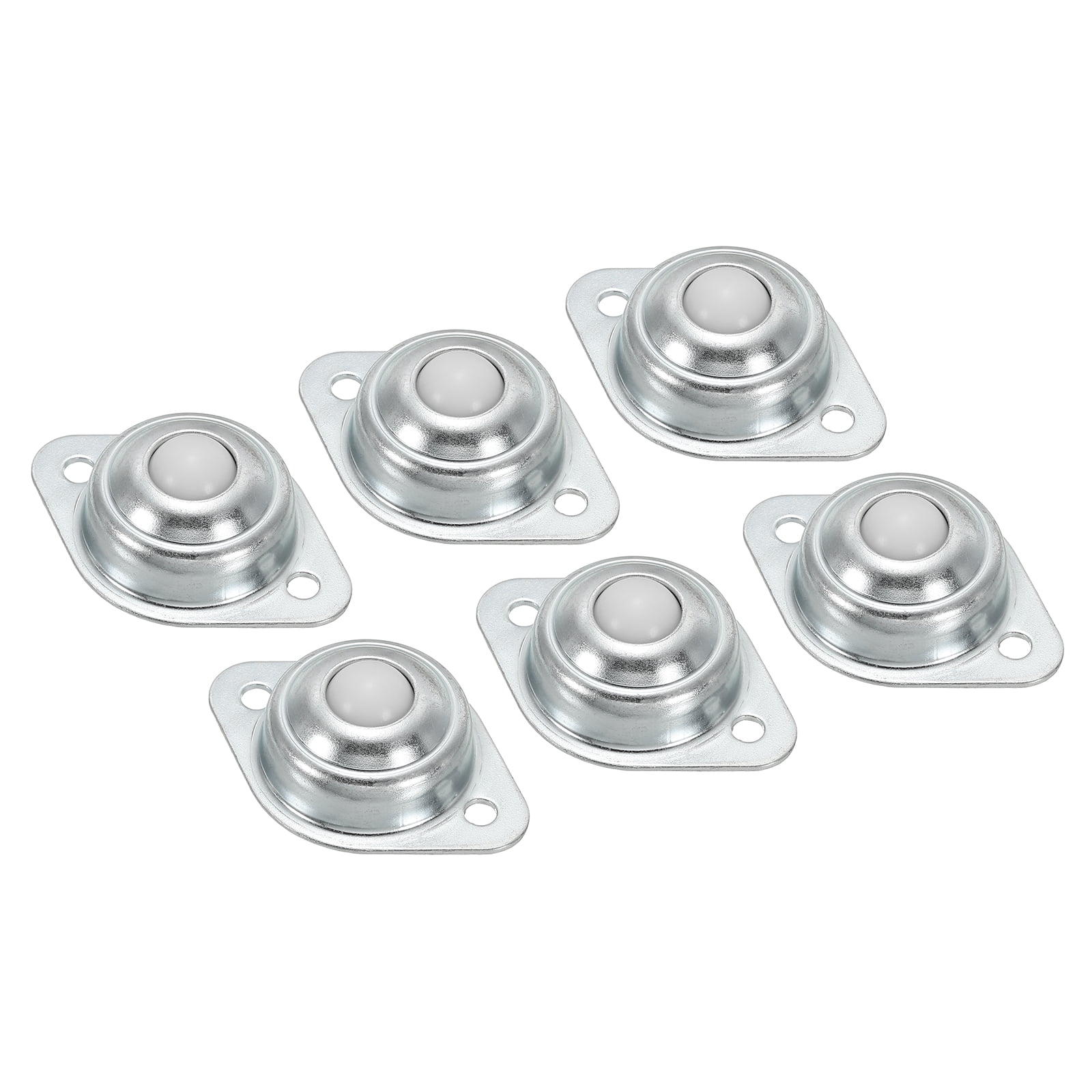 Roller Ball Transfer Bearing 1/2" Load 11lbs Flange Mounted Nylon Ball