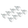 thumbnail image 1 of Roller Ball Transfer Bearing 3/4" Load 15lbs Stud Mounted Nylon Ball Rotation Caster Unit, 8 Pack, 1 of 5