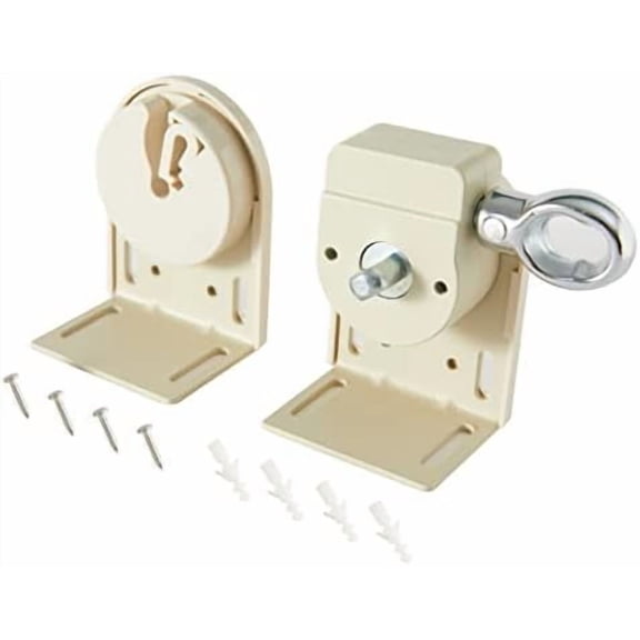Roller Blind Installation Bracket, Replacement Parts for Sunshade, Cordless Crank kit, for Coolaroo External Sunshade, Outdoor Sunshade