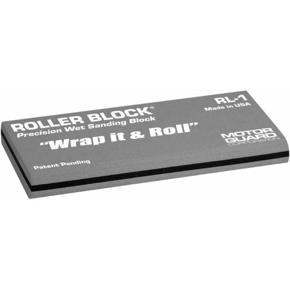 - Roller-Block Precision Wet Sanding Block (RL-1), One Size