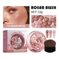 thumbnail image 1 of Roller Blush, Blush for Cheeks, Powder Blushs Ball with Brush Lightweight Long Lasting Buildable Bronzing Pearls, Face Cheek Highlighter & Sculpting Powder Makeup for Natural Radiant Finish, 1 of 9