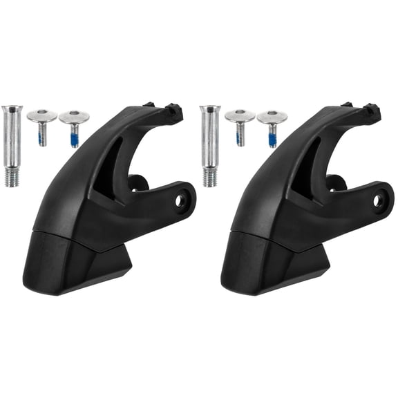 2 Sets Inline Skate Roller Brake Pads Non- Rubber Block Skating Accessories Replacement Limiter