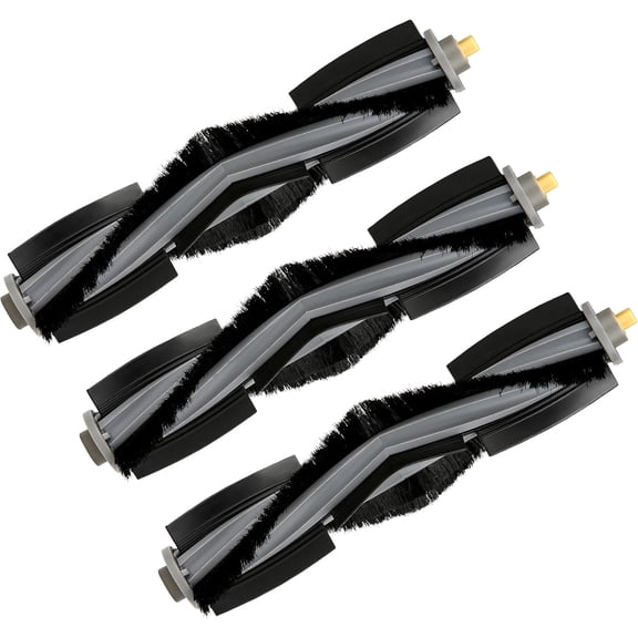 Roller Brush Compatible with ECOVACS DEEBOT X1 X1 Omni X1 Turbo X1 Pro Omni T10 T10 Plus T10 Turbo T10 Omni T20 T20 Omni T20 Max T20 Pro Robot Vacuum, 3 Pack