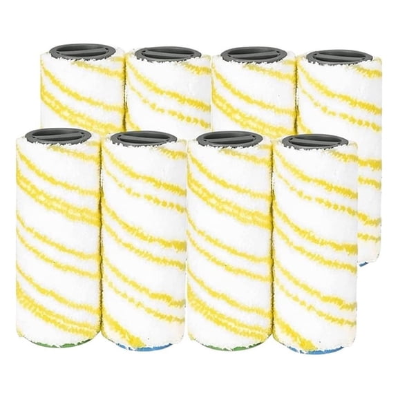 Roller Brush Compatible for FC5 FC7 FC3 FC3D Floor Main Brush Sweeper Accessories 8pcs