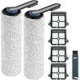 thumbnail image 1 of Roller Brush and Filter Replacement Compatible with Tineco iFloor 3/ Floor One S3 Cordless Vacuum Cleaner, Replacement Parts Include 3 Brush Rollers, 3 Filters, 1 of 16