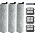 thumbnail image 1 of Roller Brush and Filter Replacement Compatible with Tineco iFloor 3/ Floor One S3 Cordless Vacuum Cleaner, Replacement Parts Include 3 Brush Rollers, 3 Filters, 1 of 9