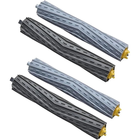 Roller Brush Kit Replacement Parts Compatible with iRobot Roomba 800 900 Series 4 Pack