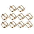 thumbnail image 1 of Roller Buckles, 20 Pack 15x12.5mm 2.5mm Thick Metal Belt Pin Buckle, Gold Tone, 1 of 5