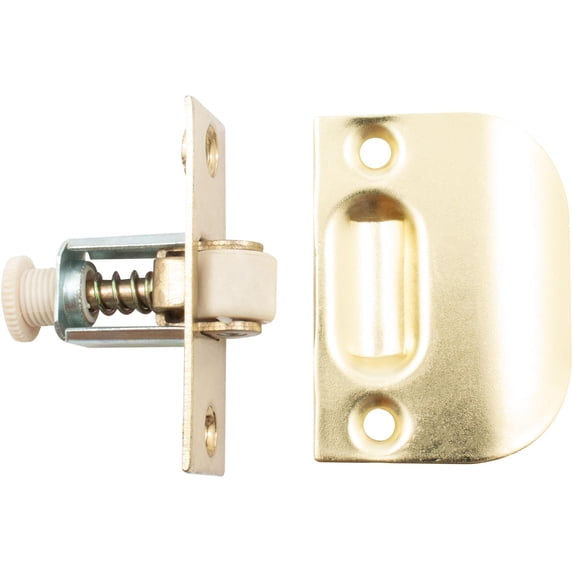 Roller Catch, 2-1/4" x 7/8", Polished Brass by Stone Harbor Hardware