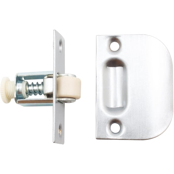 Roller Catch, 2-1/4" x 7/8", Satin Chrome by Stone Harbor Hardware