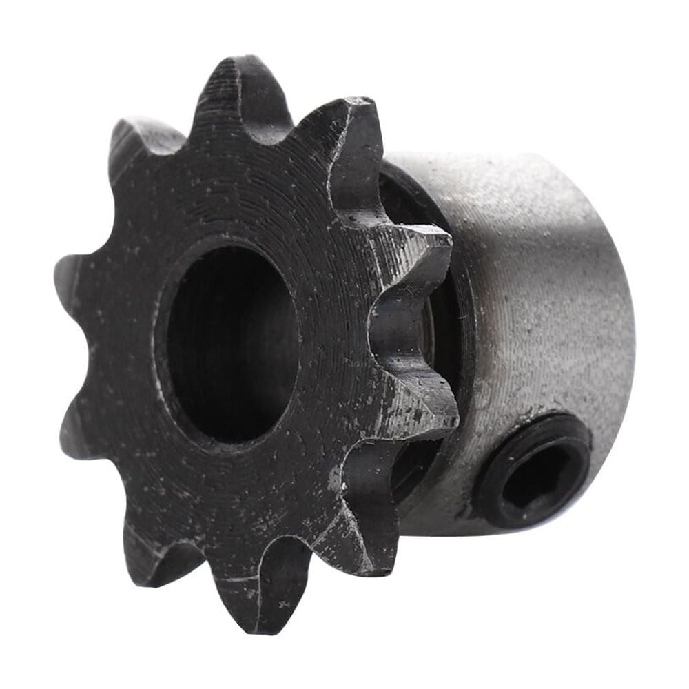 Roller Chain Sprocket 8mm Bore 1/4 Inch Pitch 10 Teeth 45 Type Steel ...