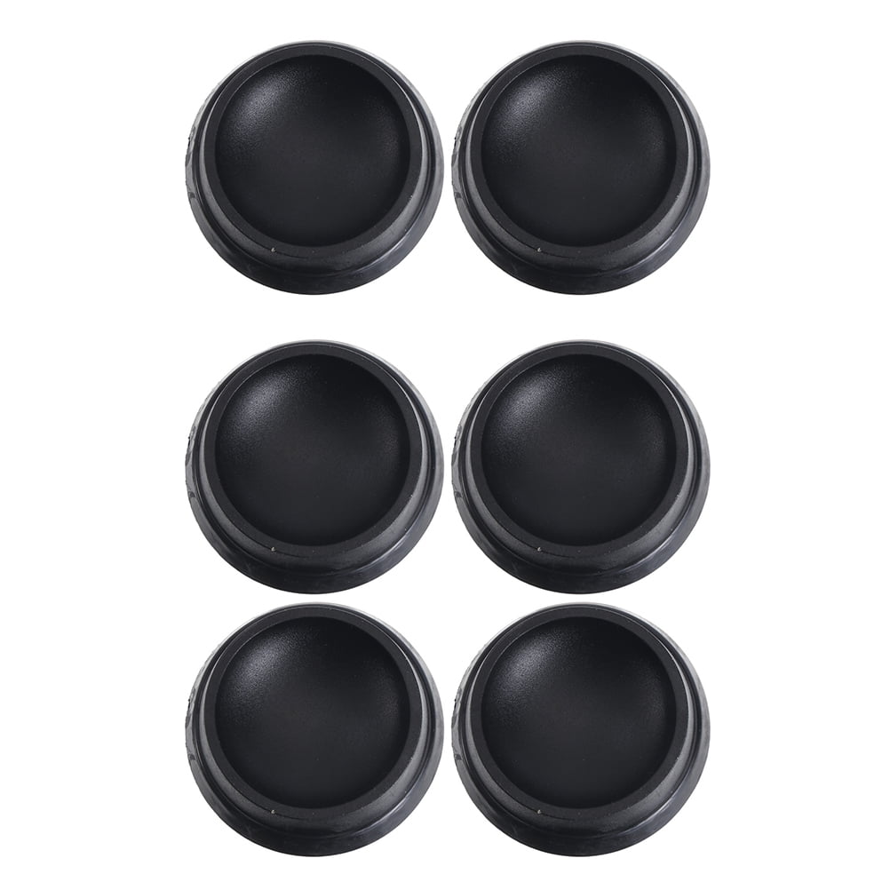 Roller Chair Mat Furniture Leg Covers 6 Pcs Wheel Soft Rubber Material