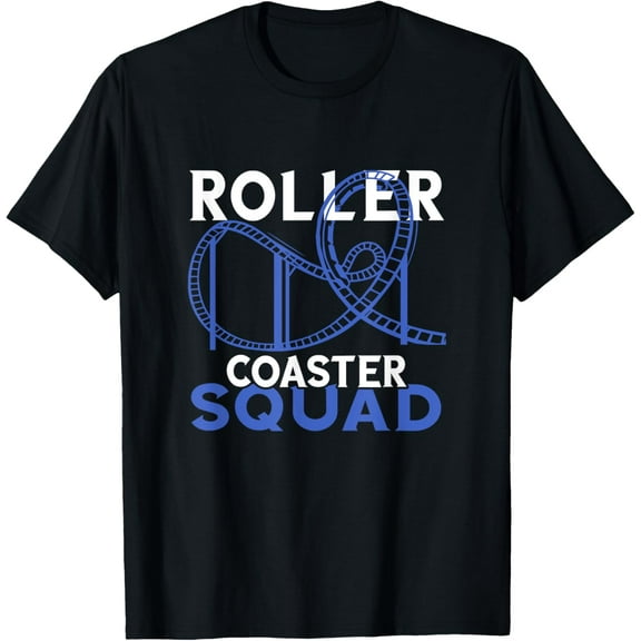 Roller Coaster Amusement Park Squad Team Thrillseeker Rides T-Shirt
