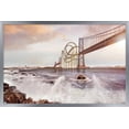 thumbnail image 1 of Roller Coaster Bridge Wall Poster, 22.375" x 34" Framed, 1 of 6