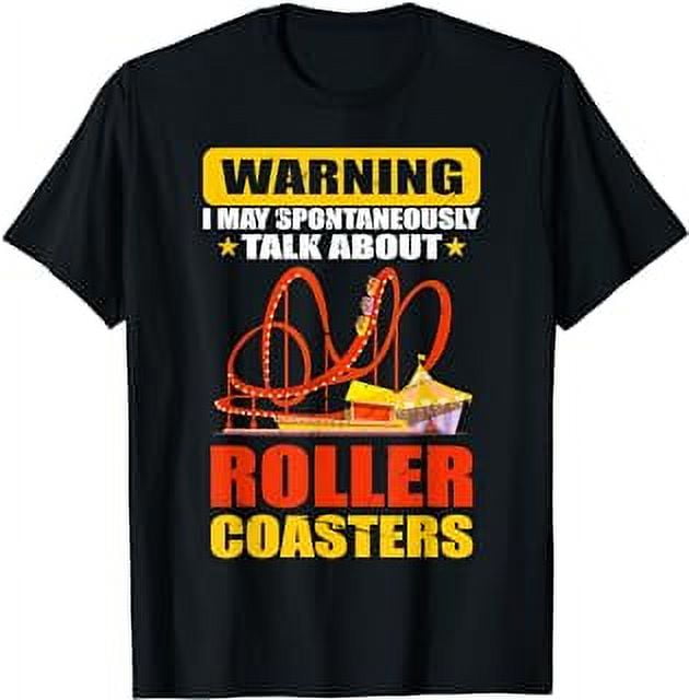 Roller Coaster Designs | Roller Coaster Loving Peoples T-Shirt ...