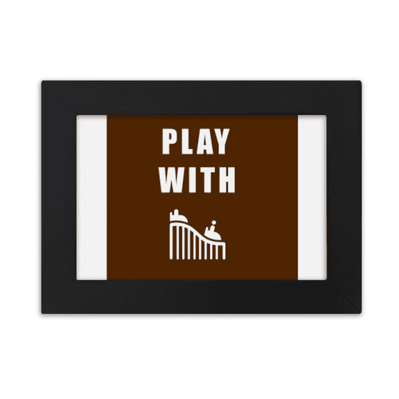 Roller Coaster Game Art Deco Fashion Desktop Photo Frame Ornaments Picture Art Painting