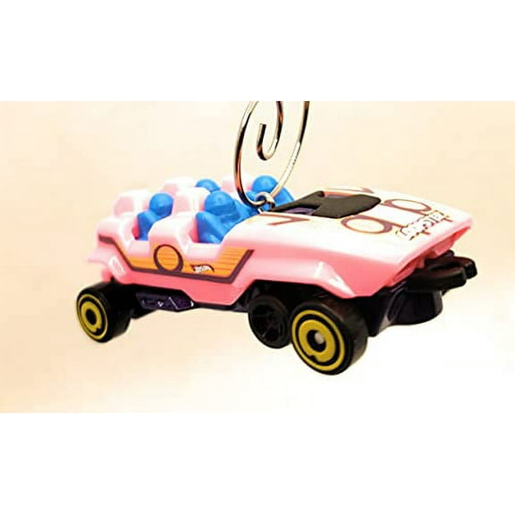 Roller Coaster Loopster Car Christmas Ornament 1:64 Pink