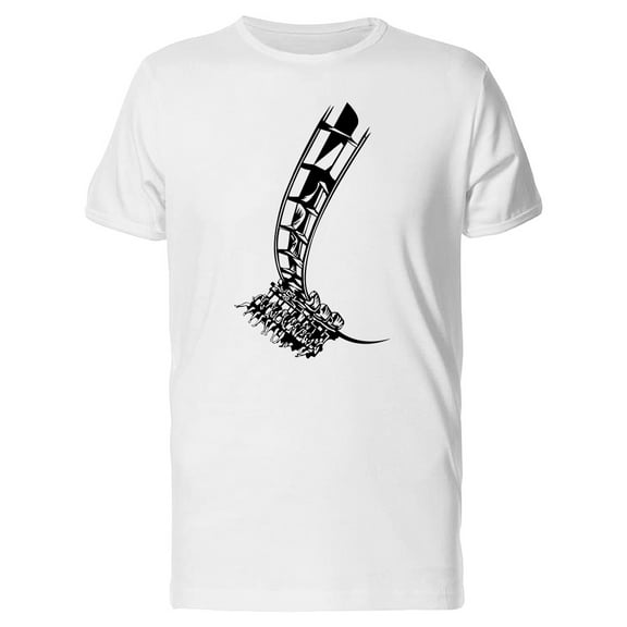 Roller Coaster Sketch T-Shirt Men -Image by Shutterstock, Male Small