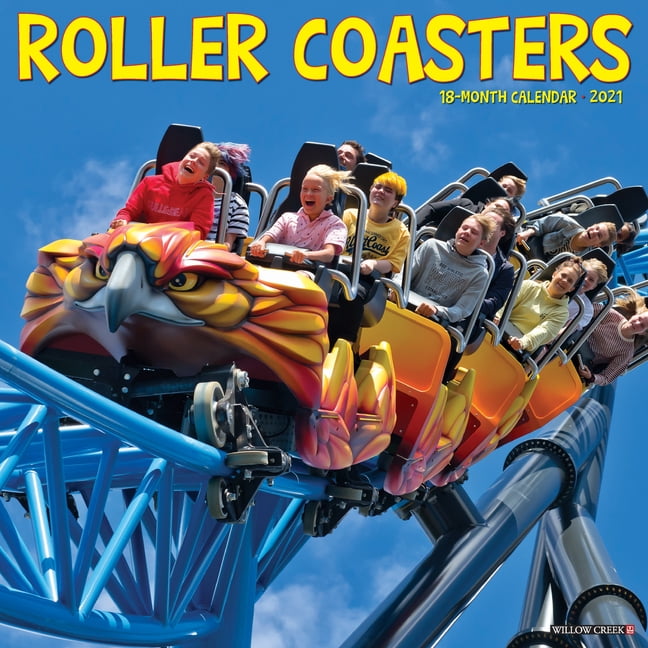 Roller Coasters 2021 Wall Calendar (Other) - Walmart.com