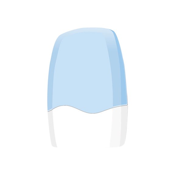 Roller Confidential Identity Protection Data Blocker Security Stamp Refillable Ink Light Blue