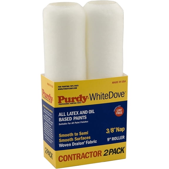 Roller Cover, White Dove, 3/8 x 7-In.