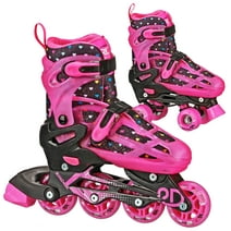 Roller Derby 2n1 Adjustable Roller/Inline Girls Skates Medium (3-6)