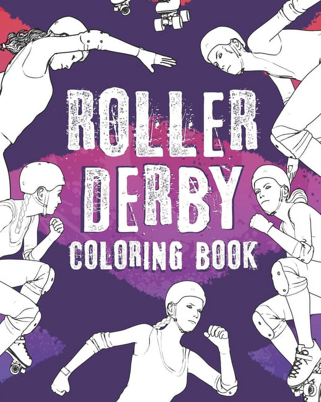 Roller Derby Coloring Book (Paperback)