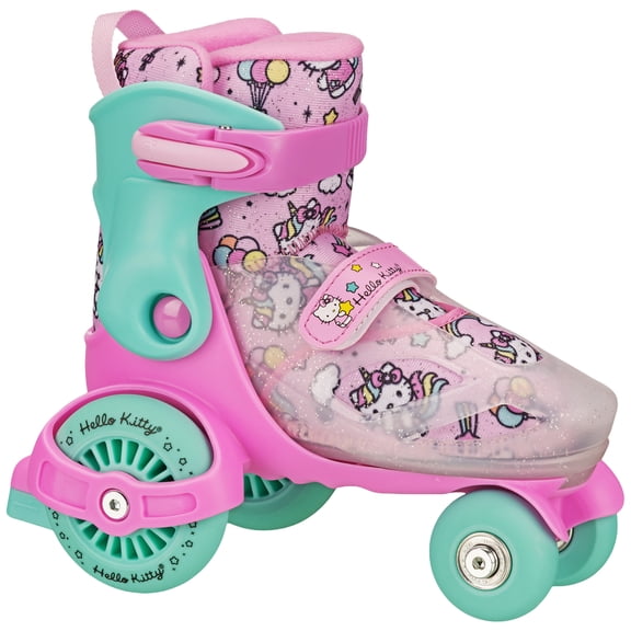 Hello Kitty EZ Roll Adjustable Roller Skates by Roller Derby, Size 11-2